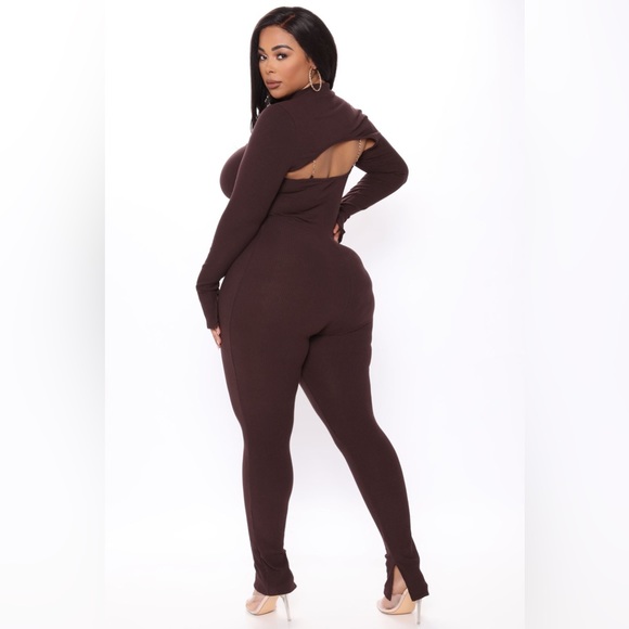 Just for fun, ribbed jumpsuit set - Picture 5 of 5